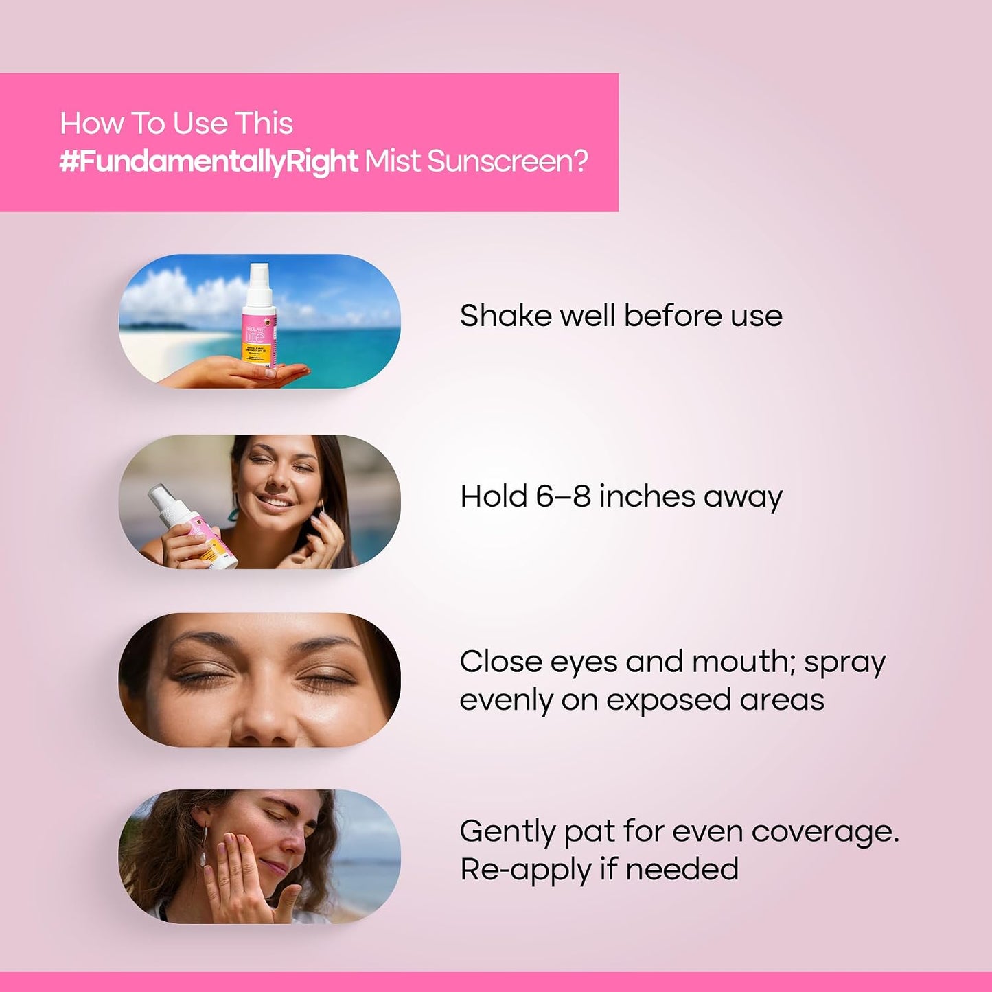 NEOLAYR Lite Invisible Mist Sunscreen SPF 50 | Weightless Spray with Vitamin C & E | Broad Spectrum UVA/UVB Protection | Hydrating & Refreshing