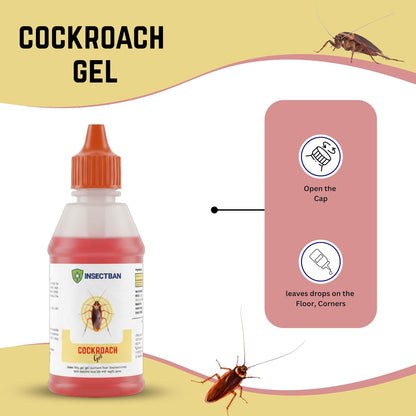 Cockroach & Ant Killer Gel for Home | Office | Garden | Advanced | Long-Lasting | Repellent - Pack Of 1 (80grams)