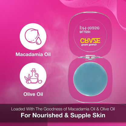 Swiss Beauty CRAZE Blush pH-Lease | Tiny Shimmer Particles For A Dewy Glow With Macadamia Oil & Olive Oil |