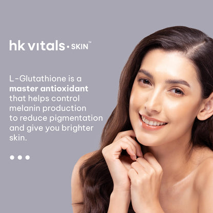 HealthKart hk vitals Glutathione (15 Effervescent Tablets) | L-Glutathione Tablets with Vitamin C & E | For Skin Glow & Hydration