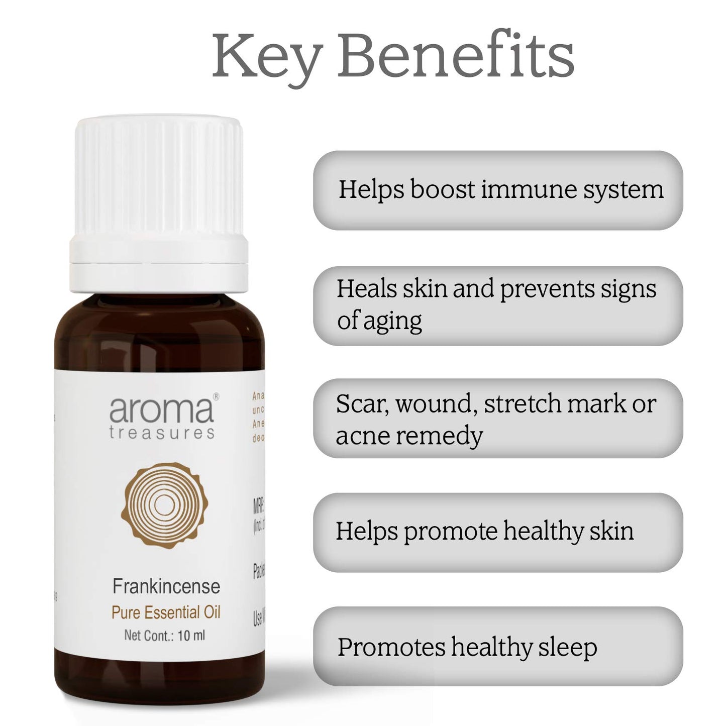 Aroma Treasures Frankincense Pure Essential Oil 10ml