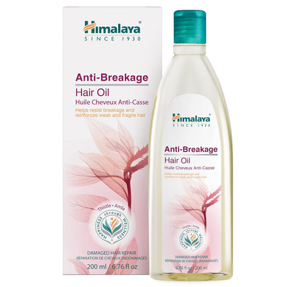 Himalaya Anti-Breakage Hair Oil bottle and packaging on a white background