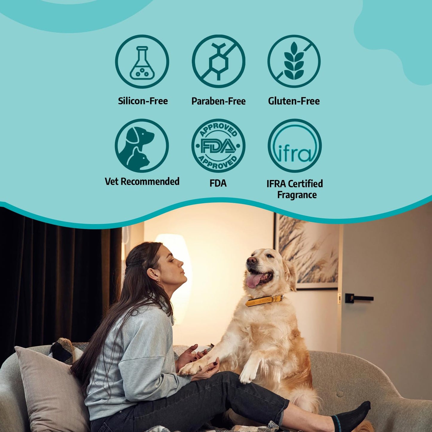Petterati Detangling Serum for Dogs 100ml | Anti Frizz, Shiny & Brush-Friendly Coat | Silicon - Free | for All Dog Breeds | Enriched with Natural Oils & Extracts
