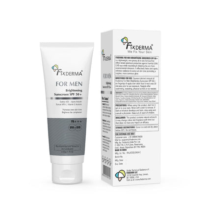 Fixderma Brightening Sunscreen SPF 50 For Men |Sunscreen For Dry Skin- 50g | For Dry Skin