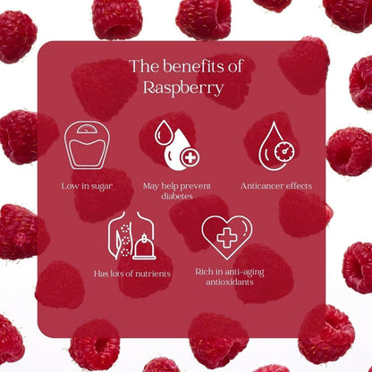 VIStevia Sugar Free Raspberry Jam (220 gm) | Diabetic & Keto Friendly | Sweetened with Stevia and Erythritol | 100% Natural | More Than 60% Whole Berries | Tastes Delicious