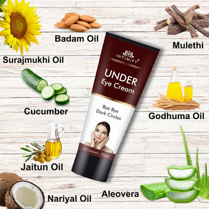 Under Eye Cream, Dark Circles Removal Cream, Under Eye Cream For Dark Circles & Wrinkles 20 Gm (Pack of 1)