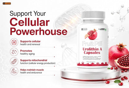 (LeeWell) Urolithin A Supplement, 500mg, 60 Vegetable Capsules