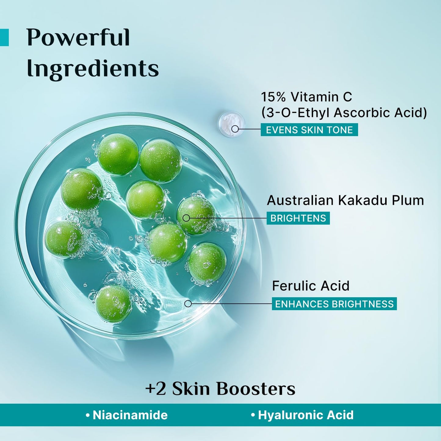 Pilgrim 15% Vitamin C Serum 10ml for Glowing Skin with Ferulic Acid & Kakadu Plum | Advanced Dark Spot Corrector, Hyperpigmentation & Brightening Face Serum | For All, Combination, Normal Skin