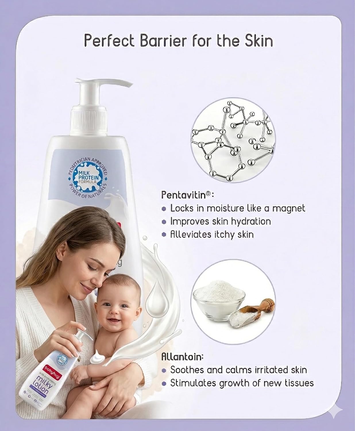 BABYHUG Daily Moisturising Milky Lotion - Enriched With Natural Oil, Aloe Vera Extract 400ML(Pack Of 1)