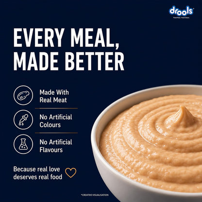 Drools Kitten Wet Mousse 80g | Ocean Fish | High Protein | Promotes Hydration & Easy Digestion | Grain Free | No Artificial Additives | Enriched with Vitamins & Antioxidants