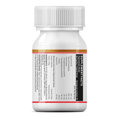 INLIFE Krill Oil Omega 3 Capsule 500mg | Antarctic Marine Phospholipids with EPA DHA Astaxanthin | Supplement for Heart, Brain, Joint, Eye & Skin Health - 30 Liquid Filled Hard Capsules (Pack of 1)