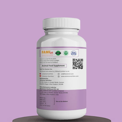 Aniamor Allergy Care Tablet for Dogs and Cats|Skin and Coat|Pets Supplement|All Life Stage|60 Tablets Bottle