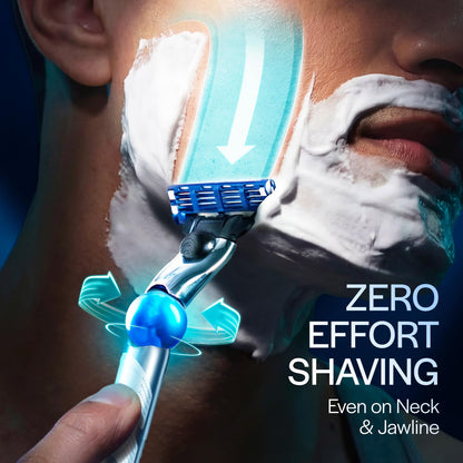 Gillette Mach3 Turbo, Pro Shaving Blades For Men | 10 Cartridges, Super Value Pack | Enhanced Lubrication | 10 Cartridges Last Up-To 150 Shaves | Your Most Comfortable Shave