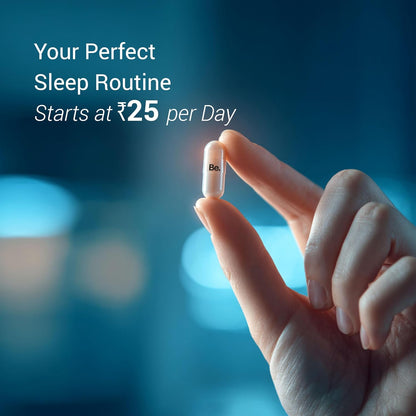 Be. On DND Natural Sleep Supplement | Ashwagandha Capsules with Melatonin, Magnesium Supplement & Chamomile | Non-Habit Forming Sleeping Tablets for Deep Sleep | 60 Veg Capsules- 30 Day Supply