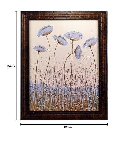 3 PC Set of Floral Paintings, Multicolor