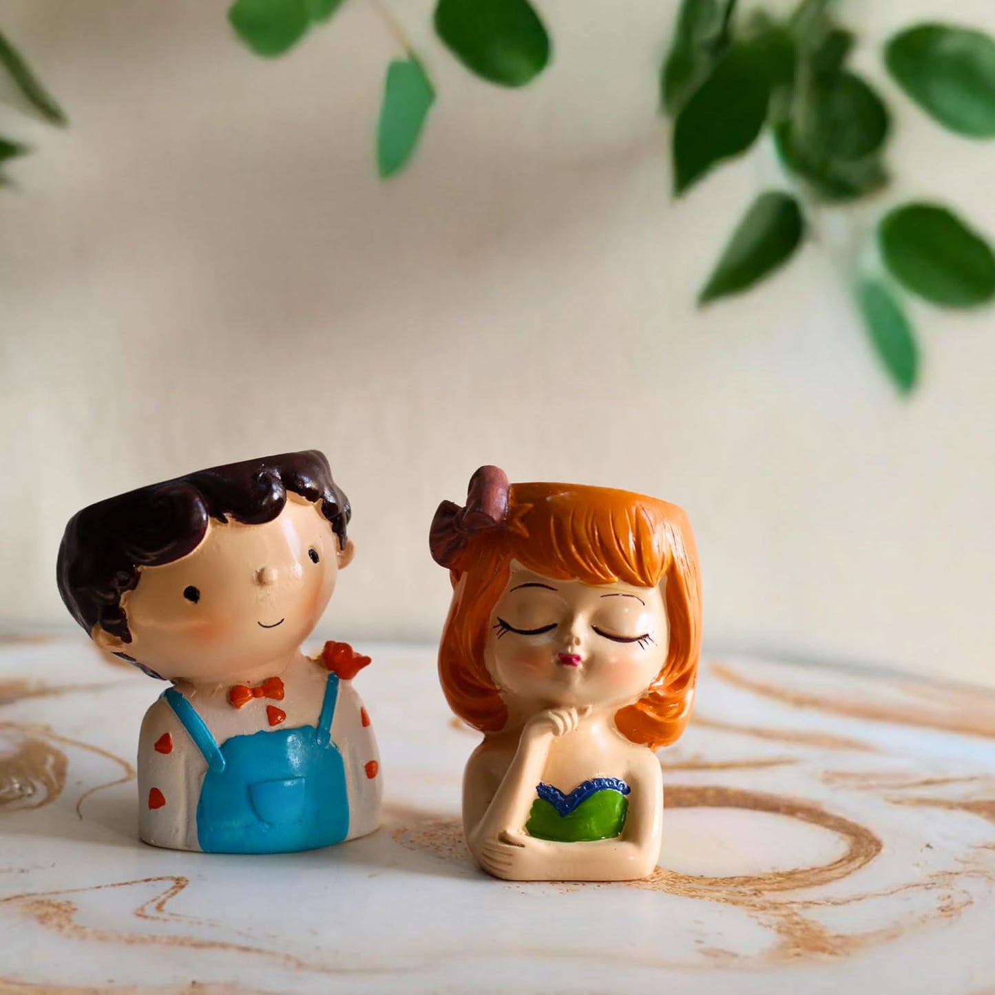 Kawai Homes Boho Girl 2 Resin Miniature Figurine Showpiece