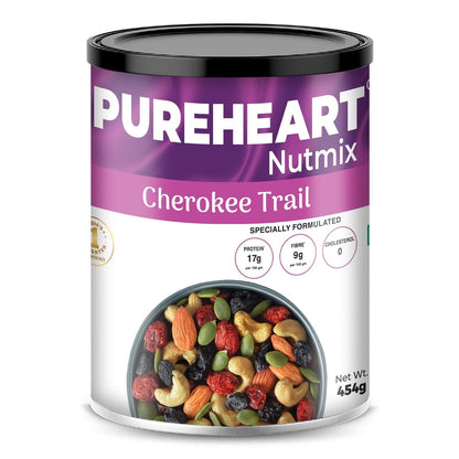 Pureheart Premium Trail Mix | An Eclectic Mix of 8 Healthy Superfoods Nuts- Cashews, Almonds, Pistachio | Dry Fruits - Cranberries, Raisins | Seeds - Pumpkin, Sunflower | Reusable Jar
