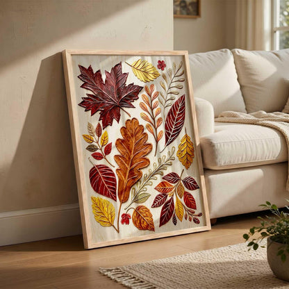 Abstract Floral Art WALL Framed Painting | Big Aesthetic WALL Framed Paintings for Living Room Bedroom Wall Decor (19x25 inch)