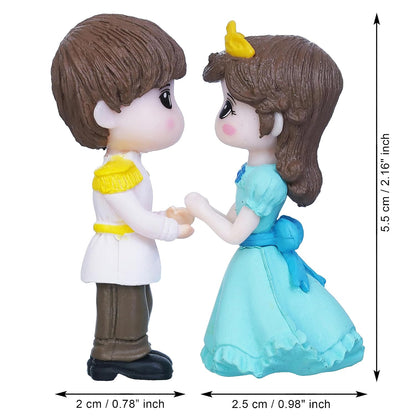 eCraftIndia Valentine Gift for Girlfriend Boyfriend | Prince & Princess Couple Statue Valentine's Day Showpiece | Valentine Day Gift for Husband Wife Her Him | Valentine Day Decoration Items