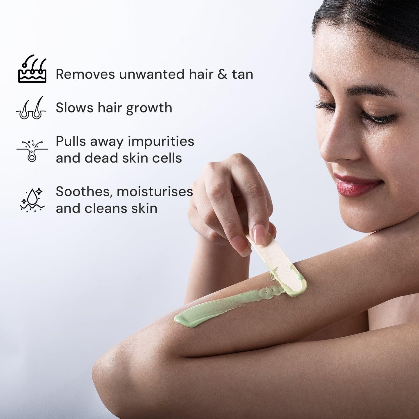 Raaga Professional Liposoluble Body Wax | Aloe Vera (Contains Imported Ingredient) | Dermatologically Tested, Colophony Free | For Sensitive Skin (800 ml)