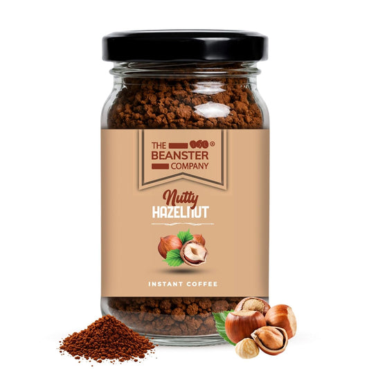 The Beanster Company Hazelnut Flavoured Instant Coffee, 50g