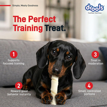 Drools Rawhide Sticks 300g | All Life Stages | Digestive Support | Easy to Chew | Healthy Treats | Training Friendly