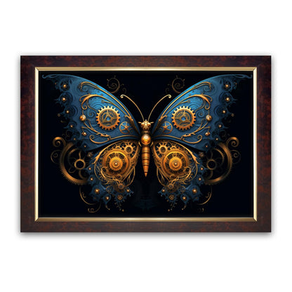 Premium Sparkle Lamination, Butterfly Photo Frame, Copper Gold, 14x20 Inch 24168
