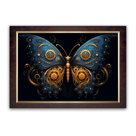 Premium Sparkle Lamination, Butterfly Photo Frame, Copper Gold, 14x20 Inch 24168