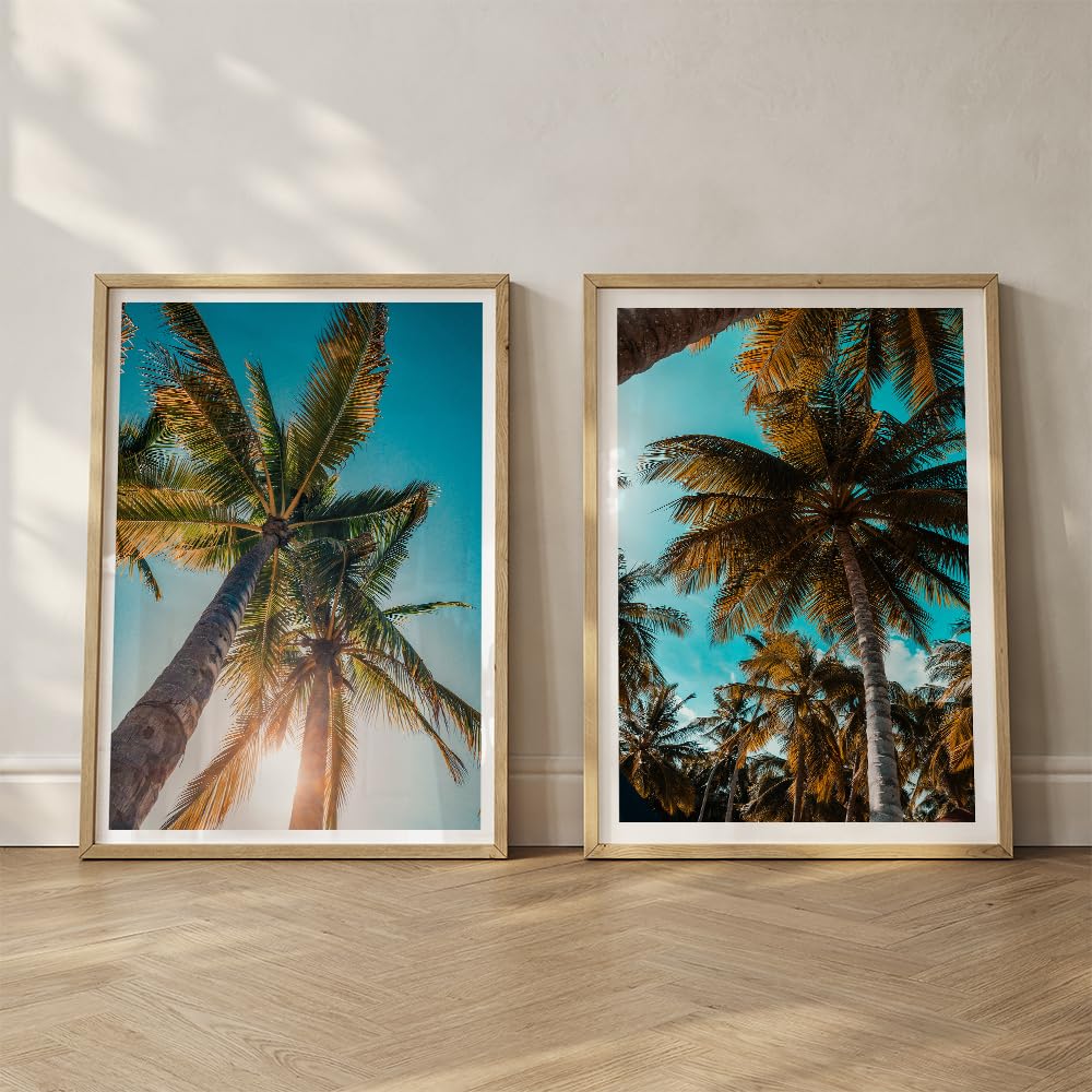 Set of 2 wall art paintings for living room & wall painting for bedroom wall decor - (10x13 Inch framed poster, Paintings for home decor)