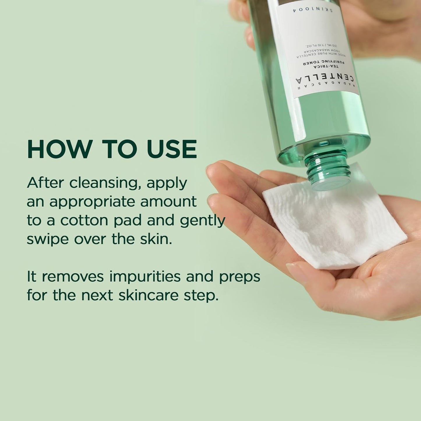 SKIN1004 Tea-Trica Purifying Toner, 210ml – Acne Care & Soothing Hydration Facial Toner with Tea Tree & Centella Asiatica for Oily, Sensitive & Acne-Prone Skin, Korean Skincare Formula