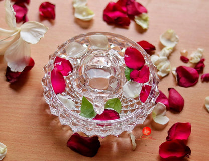 SAUDEEP INDIA Feng Shui Crystal Tortise with Plate for Good Luck with Rakhi for Brother | Turtle for Vastu Home Decor(Bhai-Rakhi with Gift Hamper)