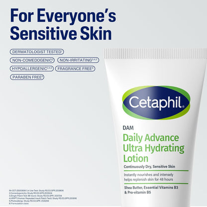 Cetaphil Dam Advance Ultra Hydrating Lotion For All Skin 100g