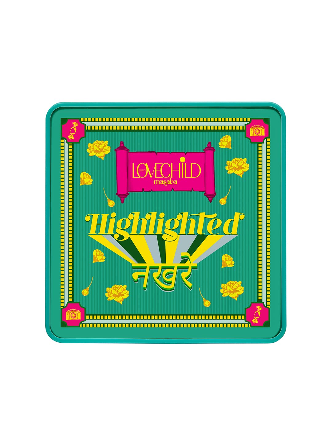 LoveChild Masaba Face Highlighter Palette (Sitara), 11.2gm