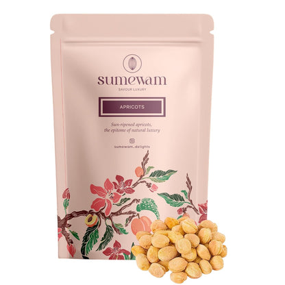 Sumewam Premium Jumbo Dried Apricots  | Natural Afghani Dried Apricots | Jardalu| Khumani | Naturally Sweet No Sugar Added | Rich in Fiber and Nutrients