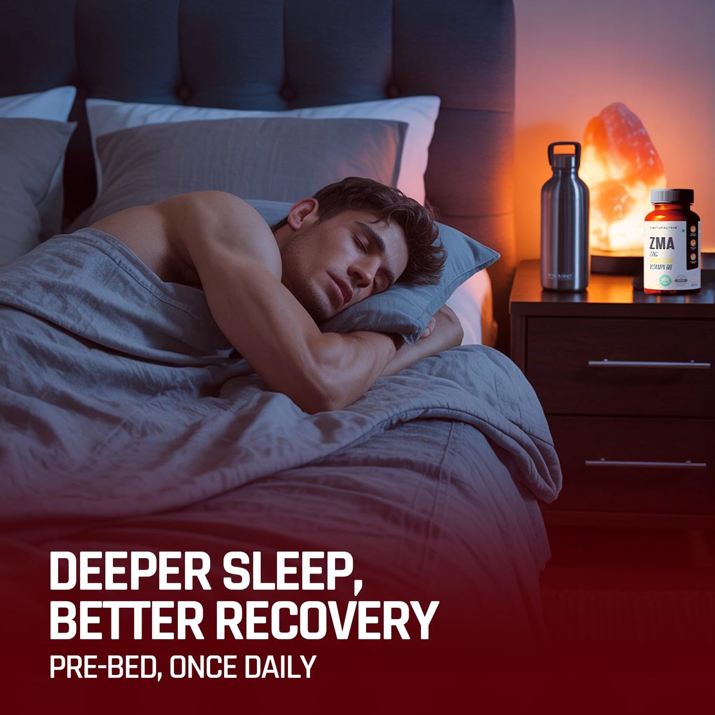 NATURALTEIN ZMA Tablets – Zinc Magnesium Vitamin B6 Supplement | 30 Veg Tablets | Sports Recovery & Daily Performance | Muscle Strength, Better Sleep & Faster Recovery