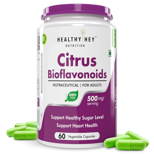 HealthyHey Nutrition Citrus Bioflavonoids - 500mg per serving - 60 Vegetable Capsules