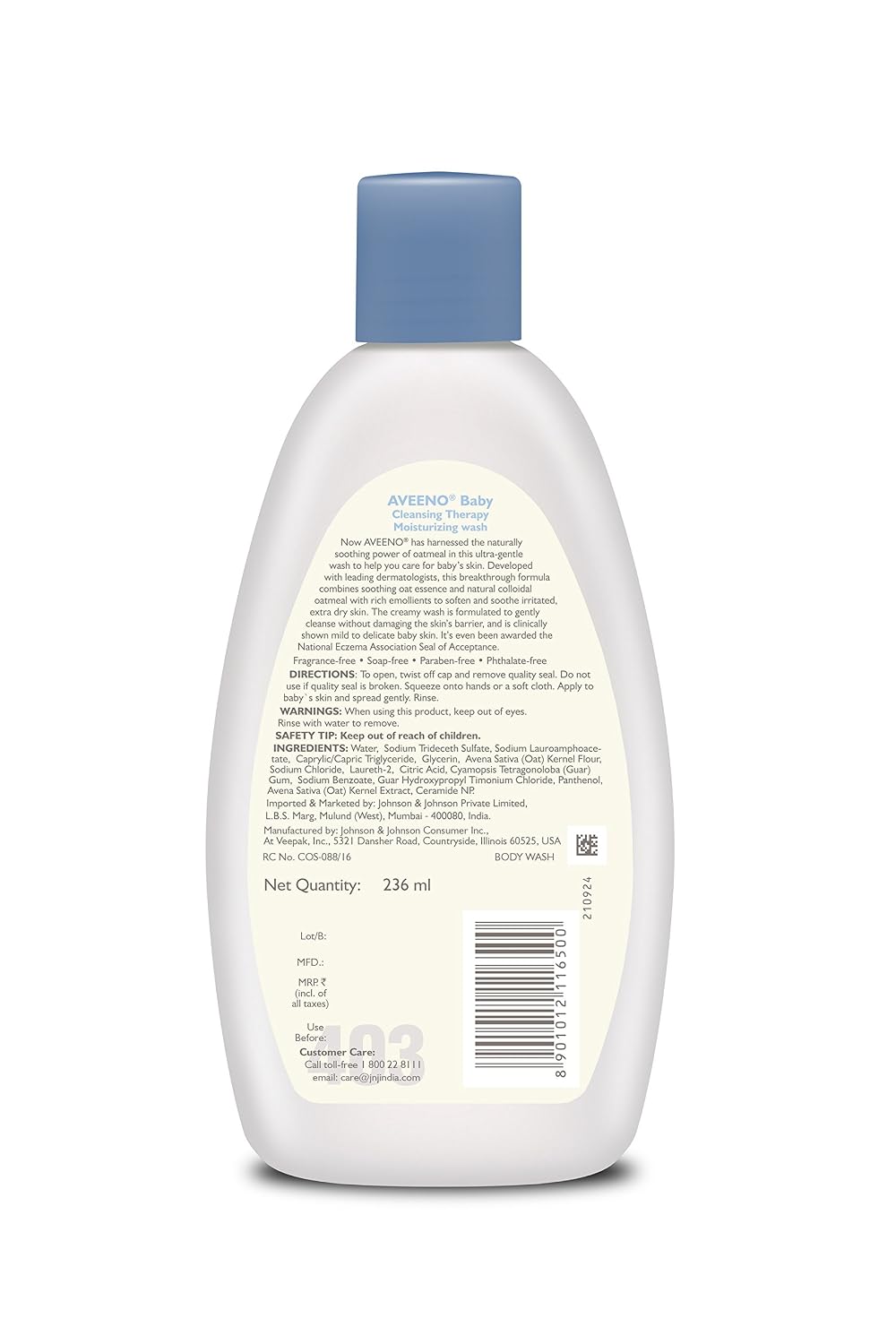 Aveeno Baby Cleansing Therapy moisturizing wash