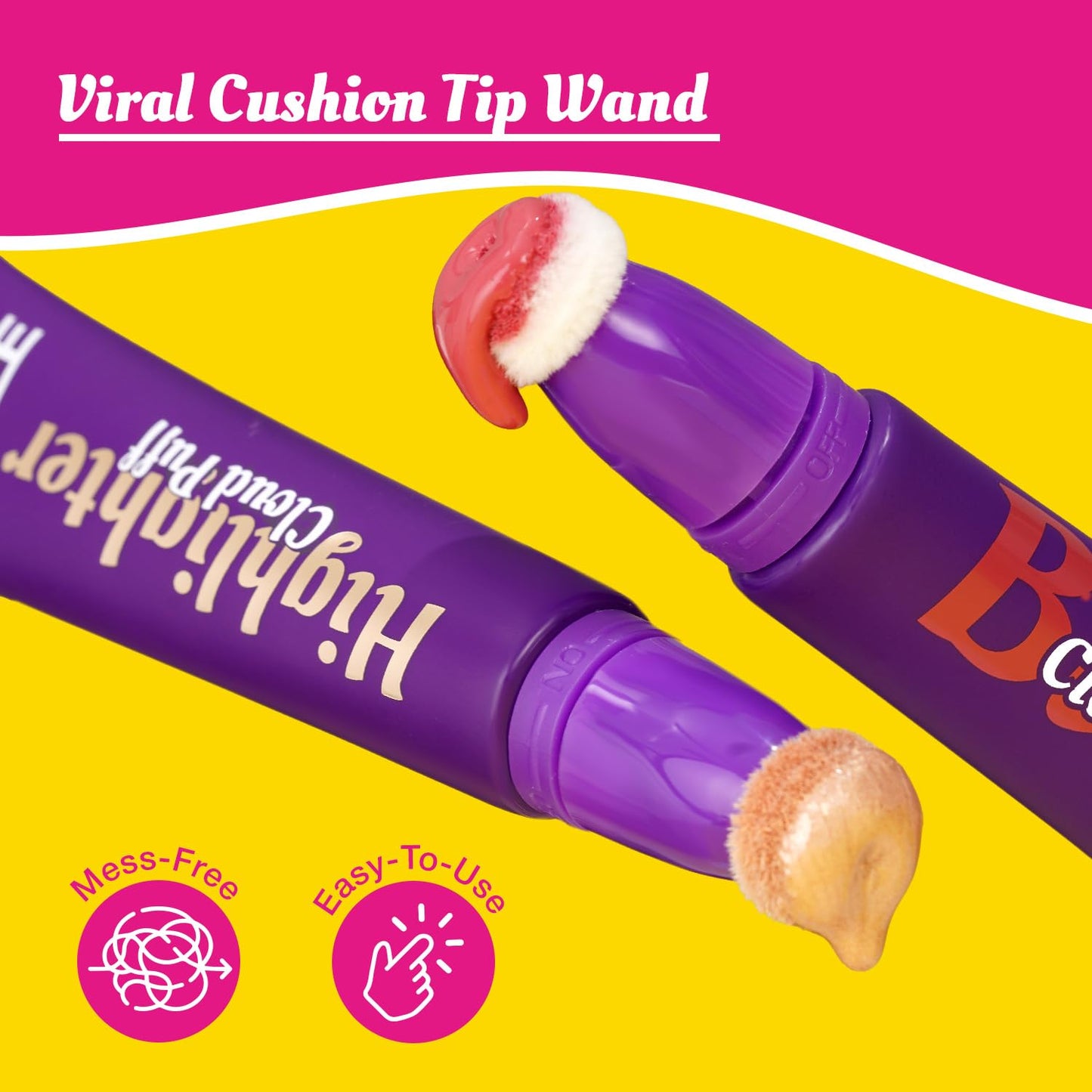 Swiss Beauty CRAZE Cloud Puff Blush | Velvety-Smooth |Ultra-Blendable | Easy To Layer |Enriched With Pomegranate Extract |Shade- 1 - Pink Sky, 12ml