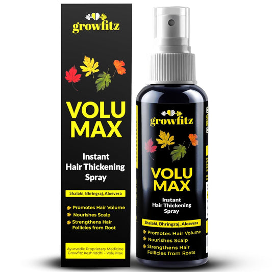 Growfitz Ayurvedic Hair Serum Spray 100 ml | Hair Protection Spray for Women & Men | 4% Anagain, 2% Baicapil, Biotin & Rice water | Shine, Smoothness & Hair Fall Protection (Pack of 1)