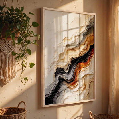 Aesthetic Art Home Decoration Painting | Paintings With Frame For Living Room Bed Room Hotel Wall Decor Digital Reprint (19x25 inch)