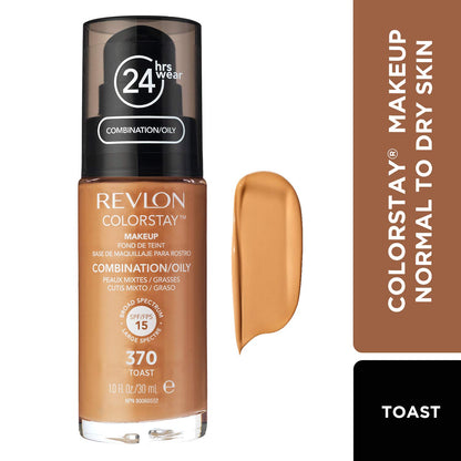 REVLON Colorstay Make Up Combination Oily Spf 15 - Toast, Beige, 30 ml