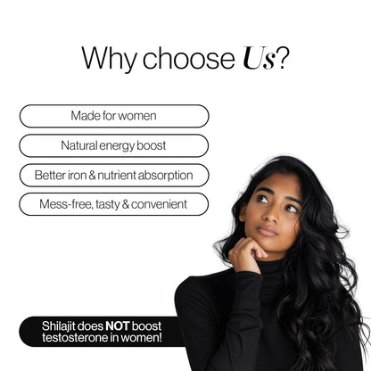 Be Bodywise Pure Himalayan Shilajit/Shilajeet Gummies for Women | 70% Fulvic Acid & KSM-66 Ashwagandha | Boosts Energy, Stamina & Strength | No Added Sugar | 60 Gummies