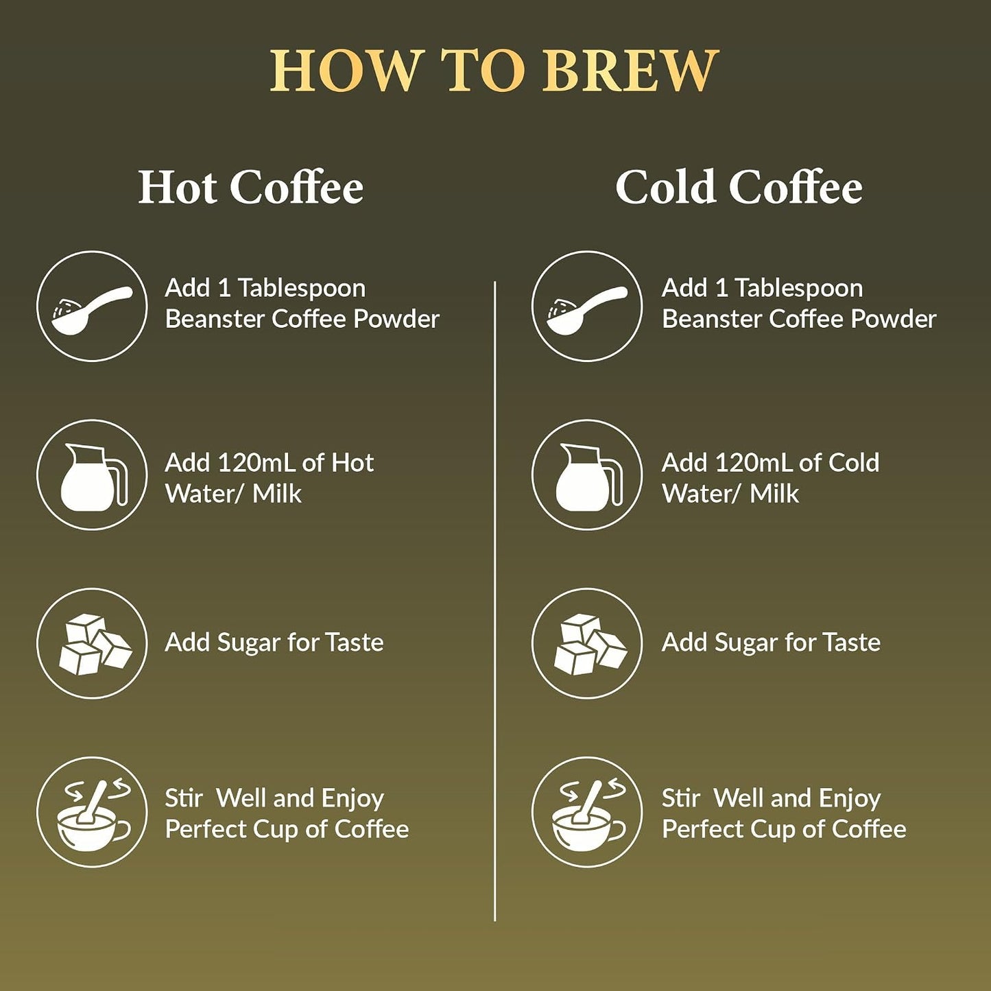 The Beanster Company Irish Cream Flavoured Instant Coffee, 50g