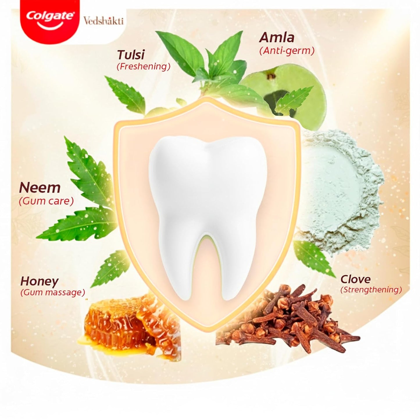 Colgate Swarna Vedshakti Ayurvedic Cavity Protection, Bad Breath Treatment Toothpaste - 400gm