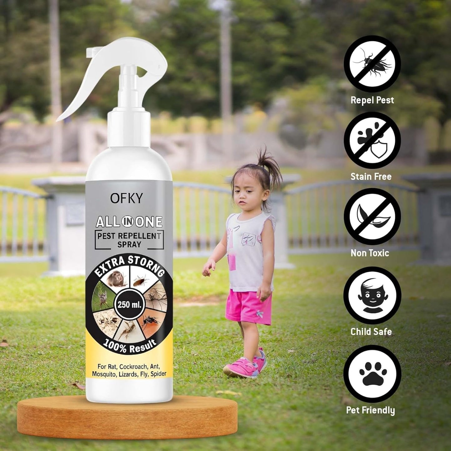 Aifanciey Natural All-in-One Insect Spray | Herbal Indoor Bug Control | Bedbugs, Ants, Mosquitoes, Cockroach, Rat, Lizard, Bedbugs, Spider | Snake & Roaches Treatment | Safe for Home Use