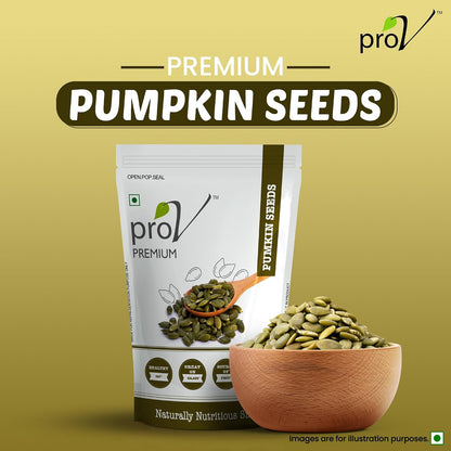 ProV Premium Pumpkin Seeds | 250g | High Protein & Fiber | No Cholesterol, No Added Sugar | Kaddu Beej Snack