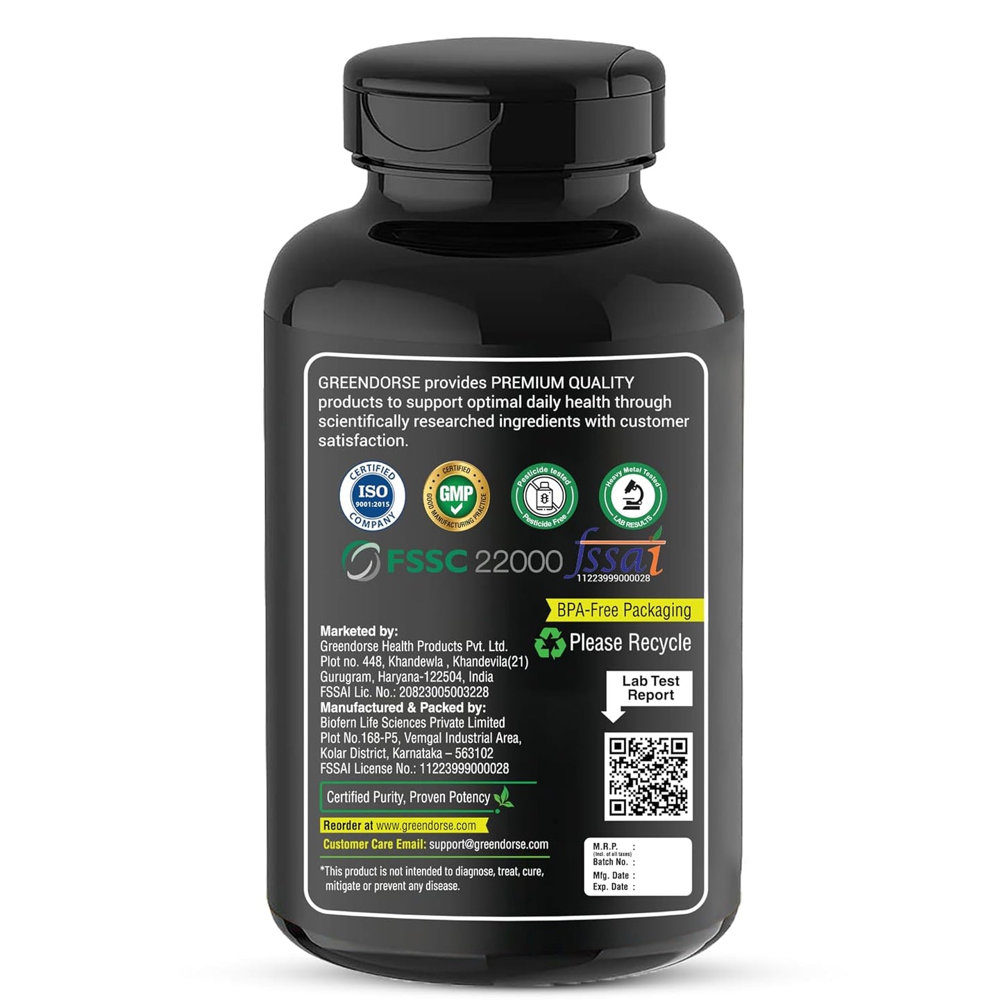 GREENDORSE TUDCA + NAC (N-Acetyl cysteine) supplement 99% purity| Liver, Kidney, Heart, all Organs Support| On/Post Steroid & Supplementation Cycle Support for Bodybuilders, Weightlifters & Athletes- 60 Capsules