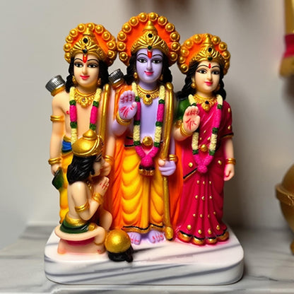 UNOVATE Ram Darbar Idol | Ram Sita Murti | Home, Office Temple | 11 cm