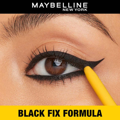 Maybelline New York Intense Colour Colossal Kajal, Black, Matte Finish, Stay Up To 24 Hours, Water-proof, Smudge Resistant, Infused With Aloe Vera & Vitamin C and Vitamin E | 0.35g