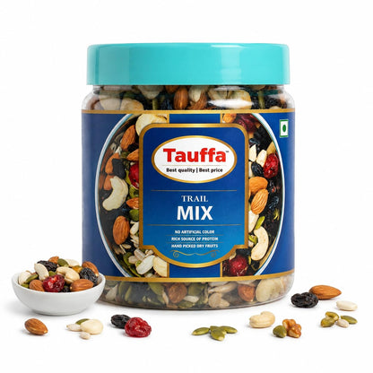 Tauffa Trail Mix | 9 Superfoods | Nuts, Berries & Seeds Mix